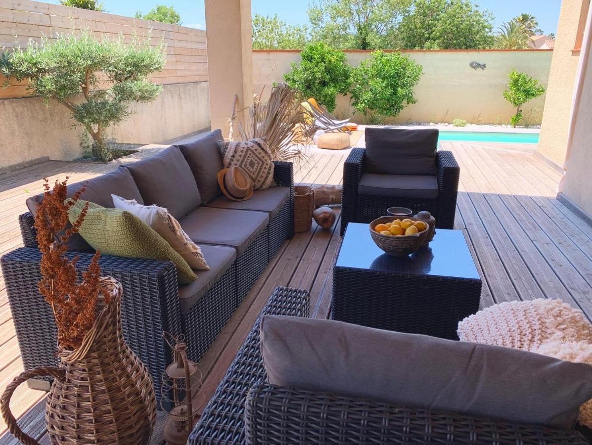 Le Petit Bali Spacieuse Villa Pour 8 Avec Piscine Saint-Cyprien  Zewnętrze zdjęcie